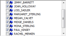 Select machines to update